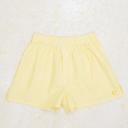 PAVONINI's in Striped Yellow-Unisex Boxershorts-The PAVONINI